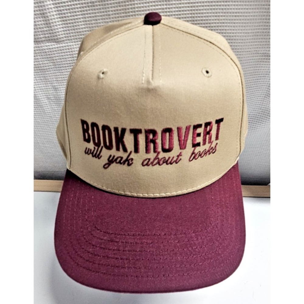 OTTO two tone adjustable baseball cap 5 panels Embroidery BOOKTROVERT